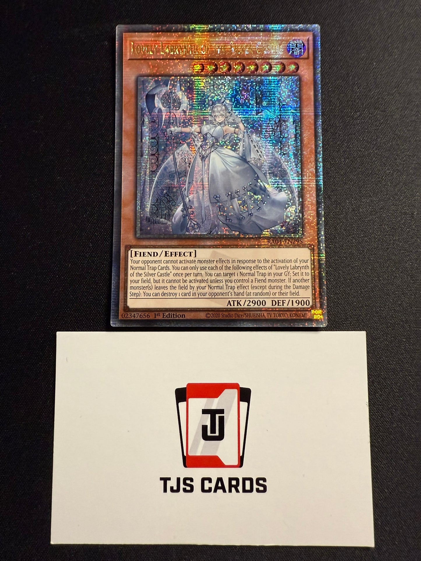 Lovely Labrynth Of The Silver Castle - Quarter Century Secret Rare RA04-EN295 - YuGiOh