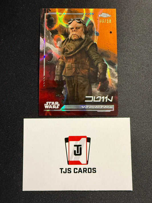 Kuiil - Aurebesh Variation /10 - TOPPS Star Wars Chrome 2024