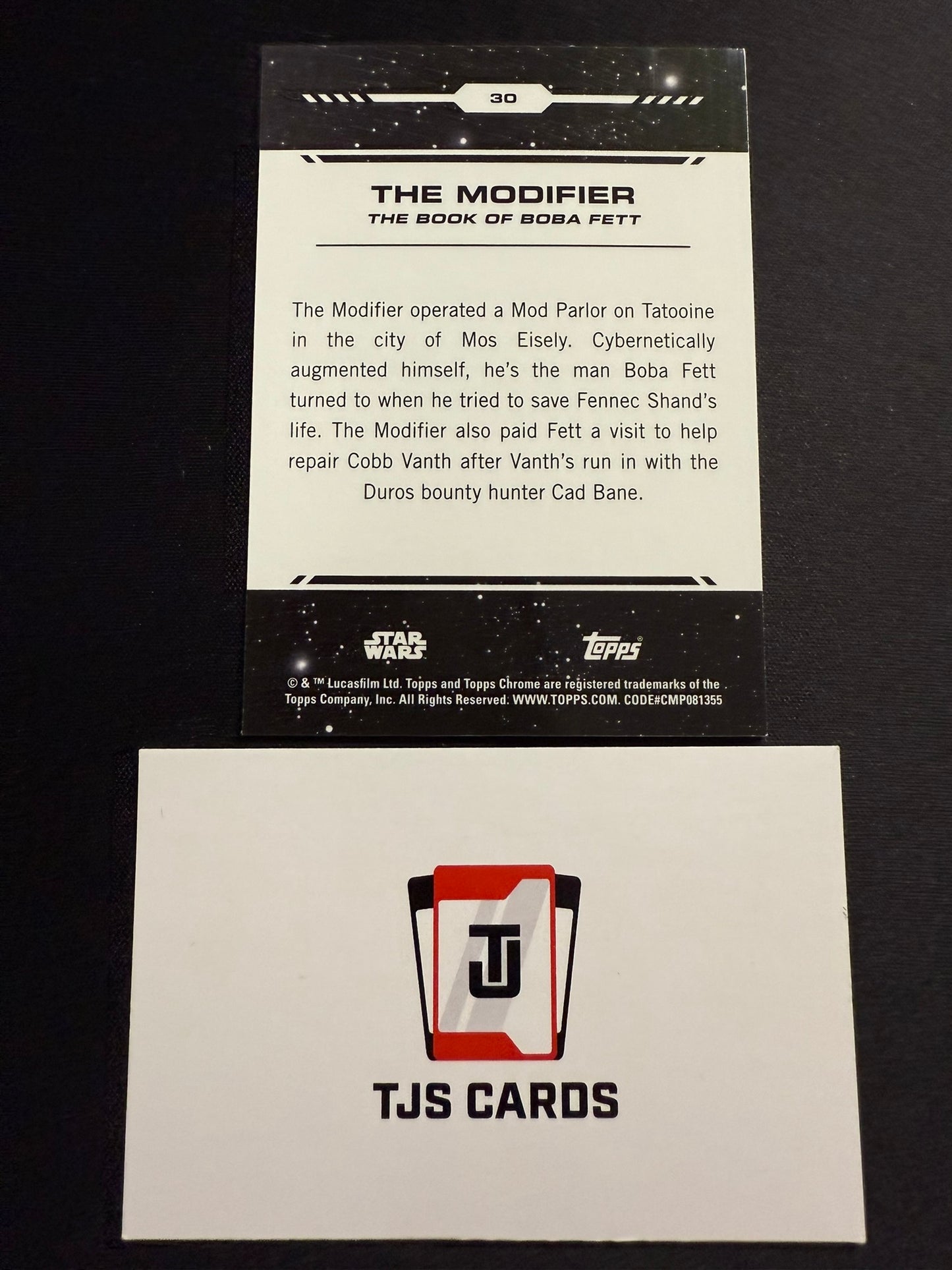 The Modifier - Gold /50 - TOPPS Star Wars Chrome 2024