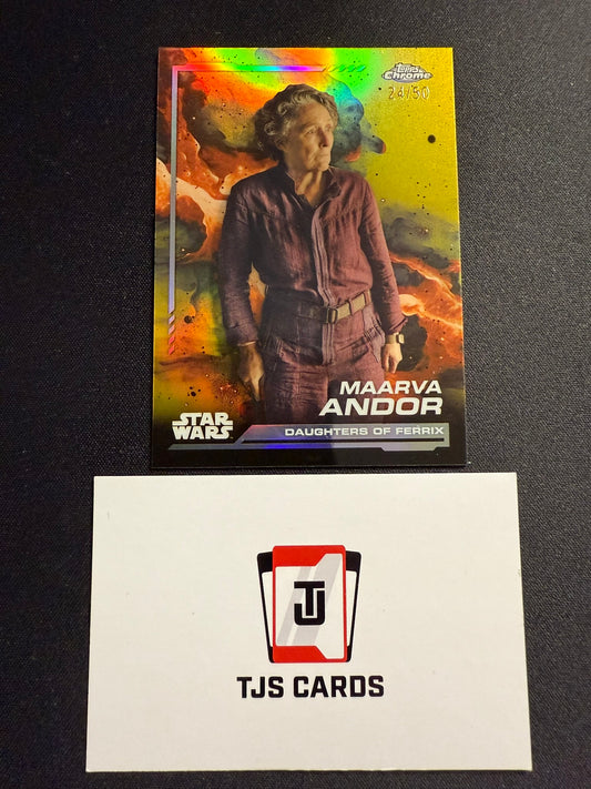 Maarva Andor - Gold /50 - TOPPS Star Wars Chrome 2024