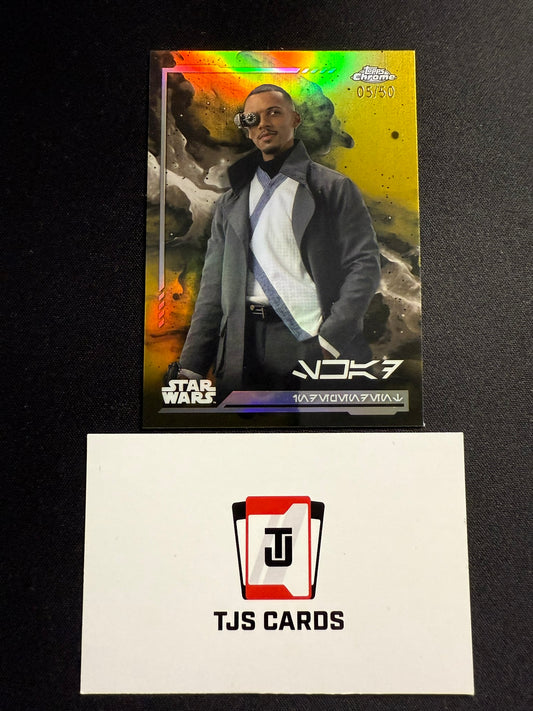 Skad - Aurebesh Variation Gold /50 - TOPPS Star Wars Chrome 2024