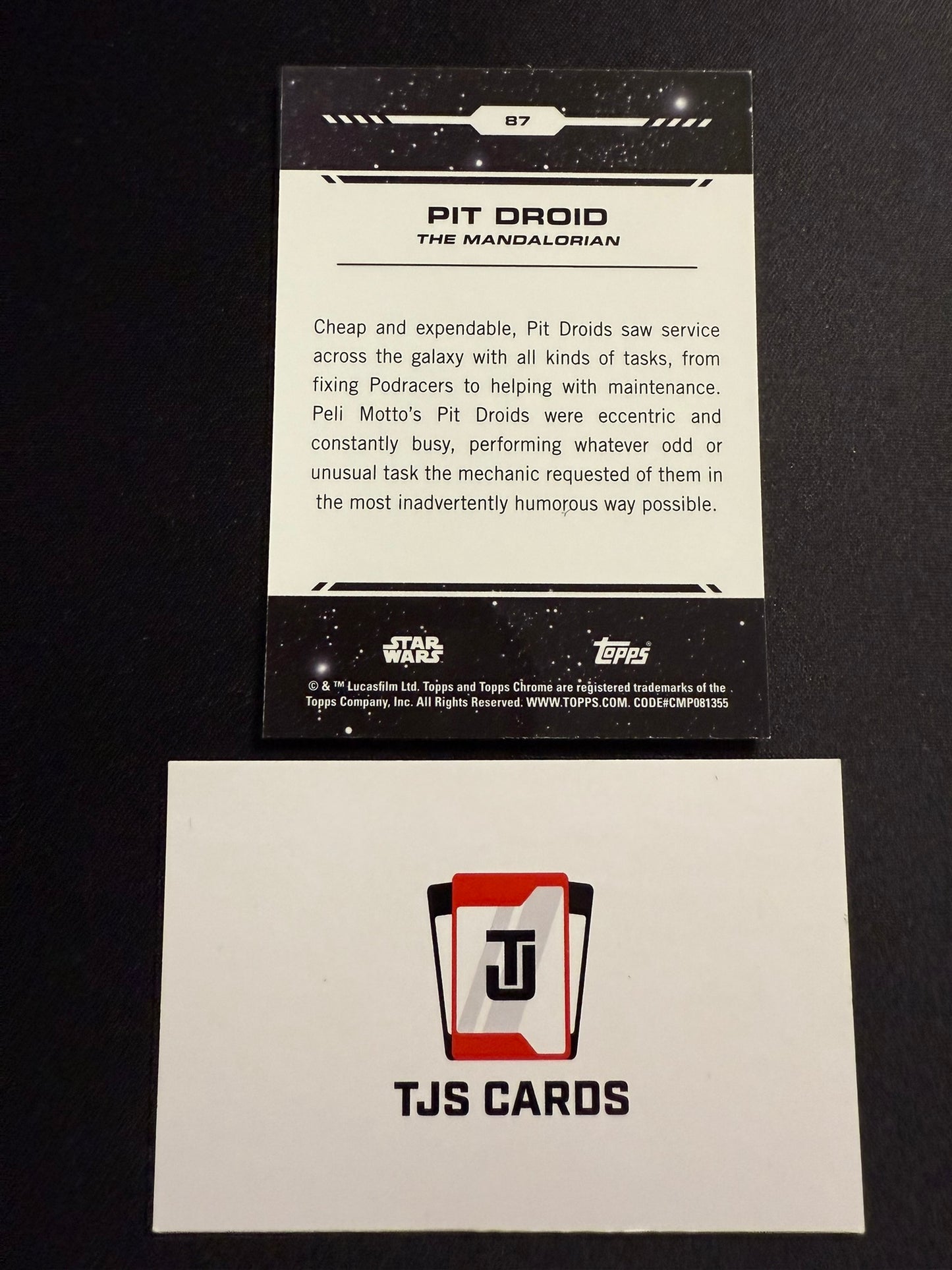 Pit Droid - Green /99 - TOPPS Star Wars Chrome 2024