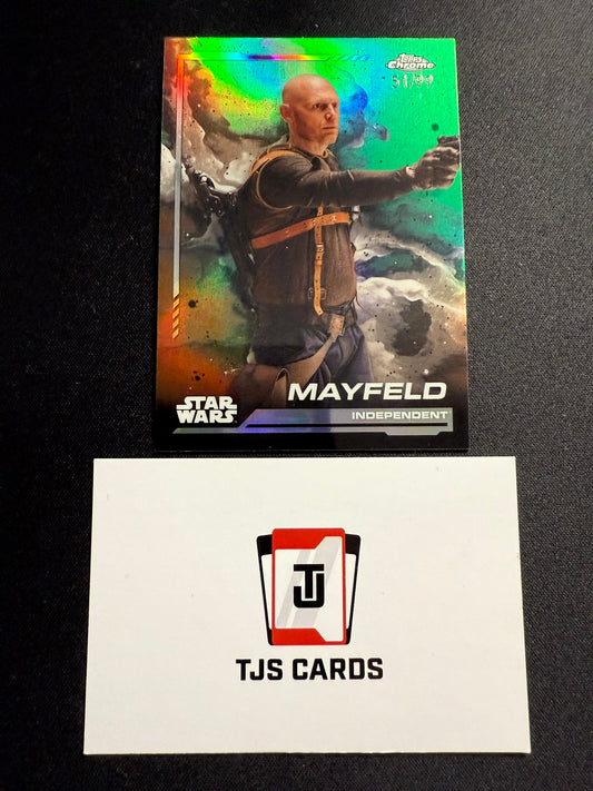 Mayfeld - Green /99 - TOPPS Star Wars Chrome 2024