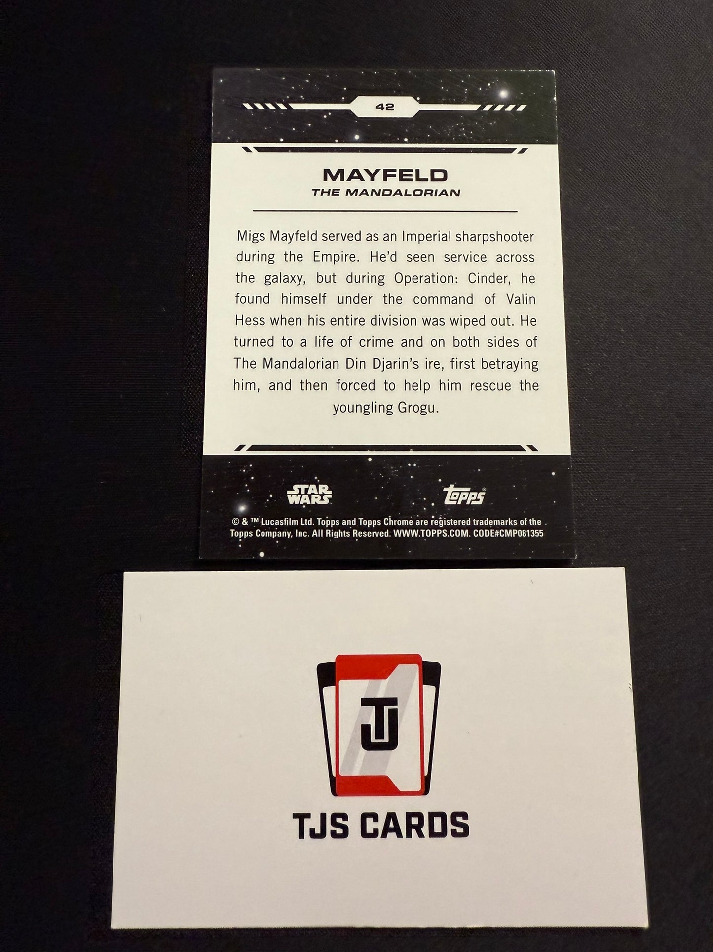 Mayfeld - Green /99 - TOPPS Star Wars Chrome 2024