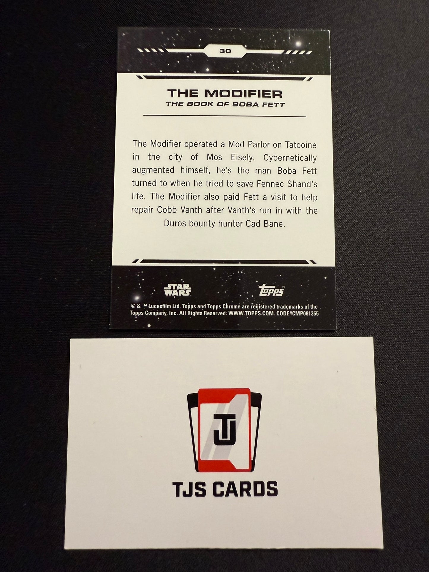 The Modifier - Purple /199 - TOPPS Star Wars Chrome 2024