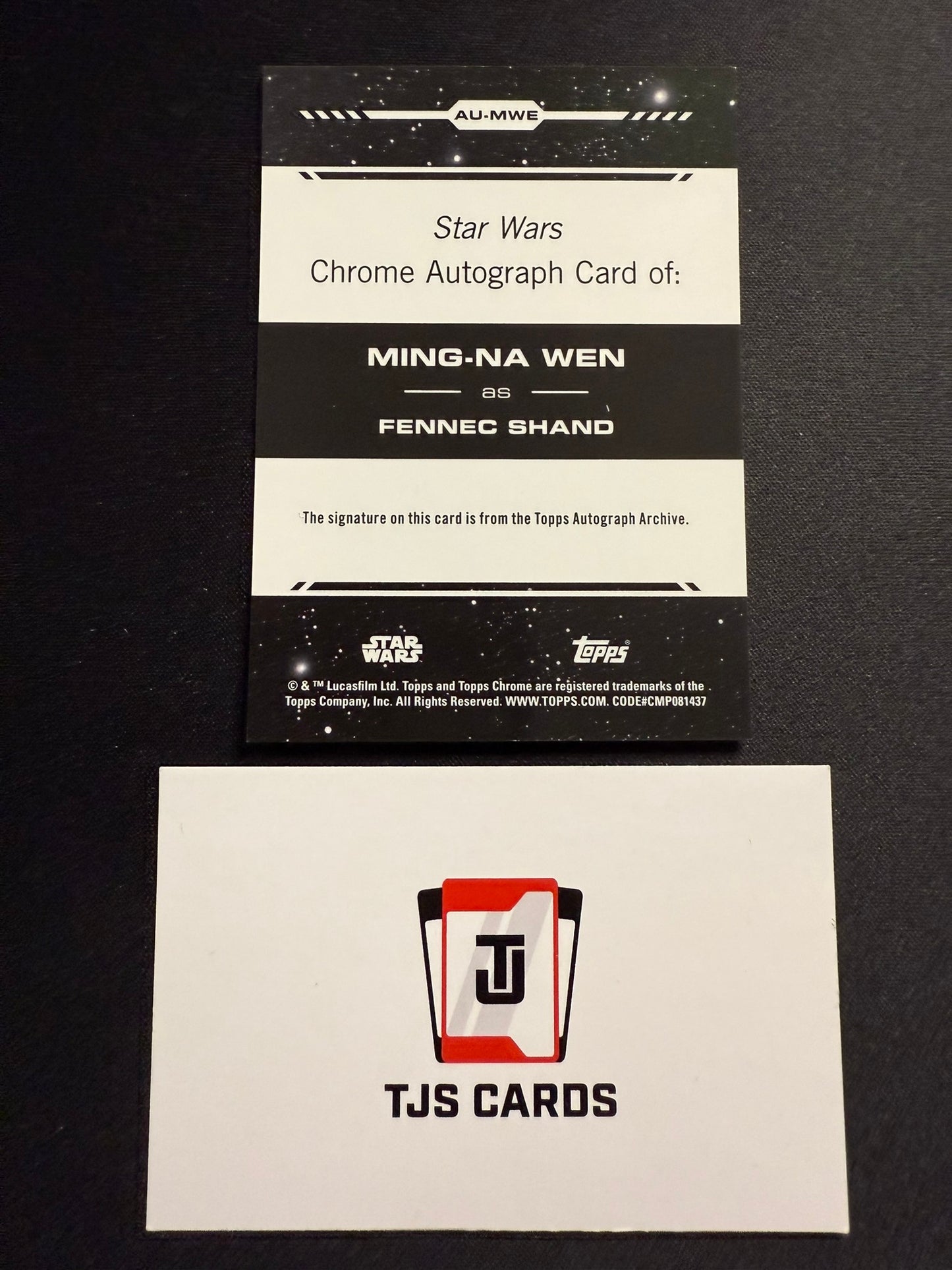 Fennec Shand / Ming-Na Wen - Auto /10 - TOPPS Star Wars Chrome 2024
