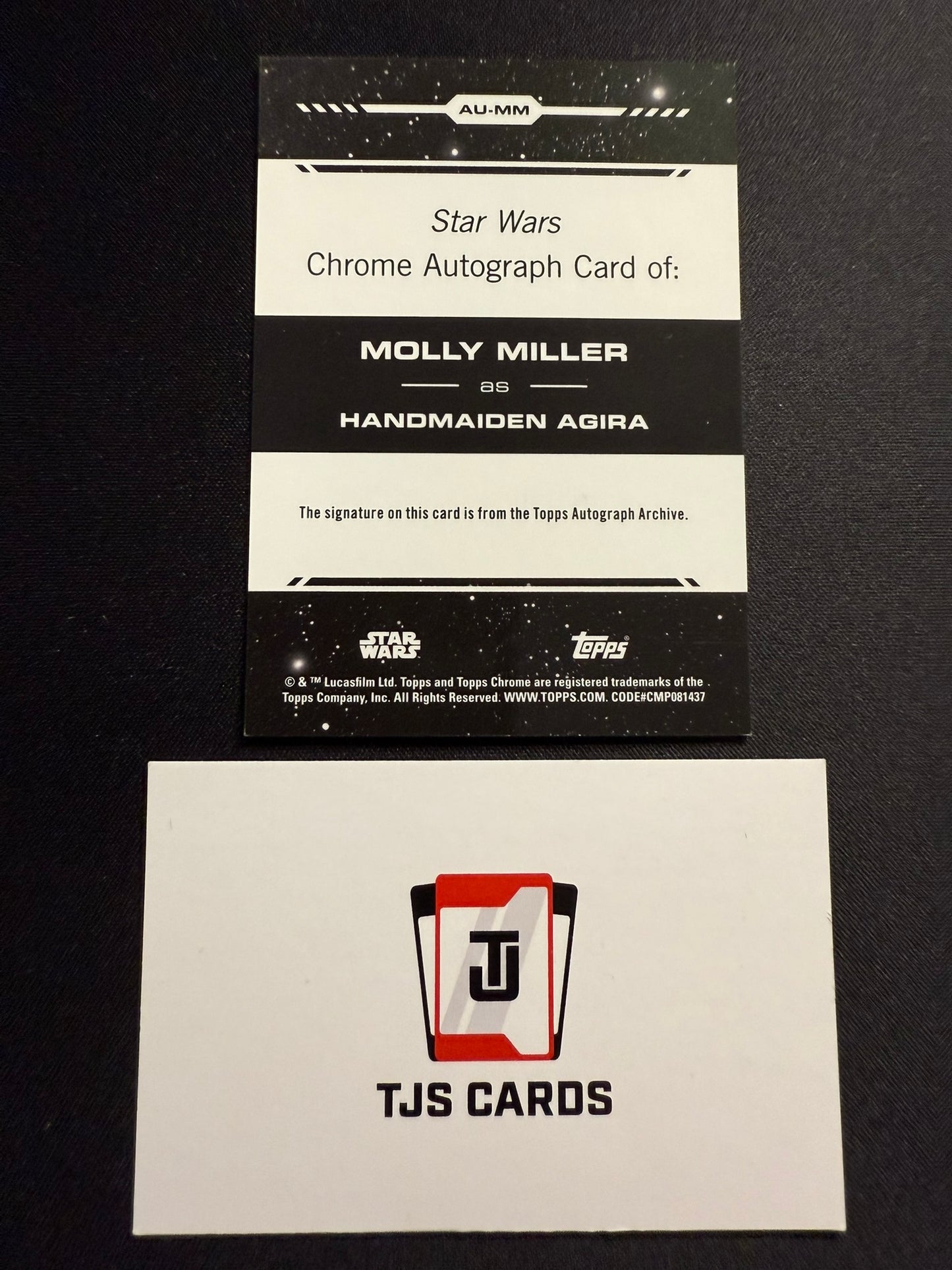 Handmaiden Agira / Molly Miller - Auto /150 - TOPPS Star Wars Chrome 2024