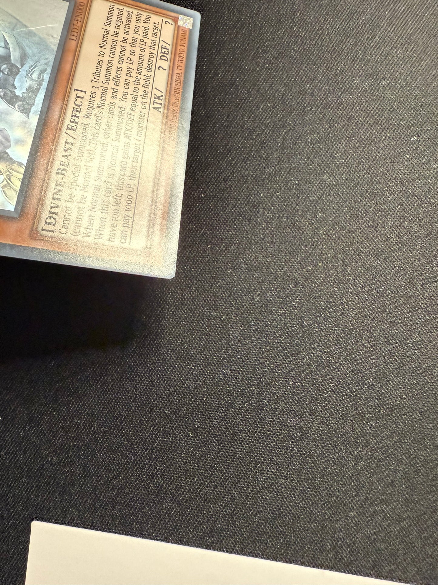 The Winged Dragon Of Ra - Ghost Rare LED7-EN000 - LP - YuGiOh