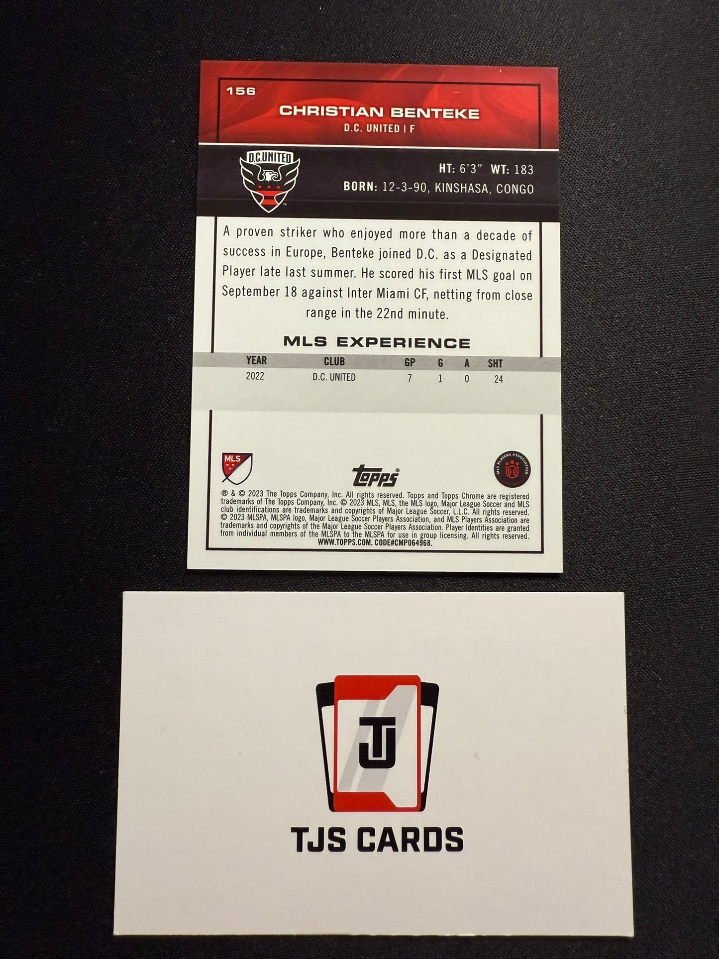 Christian Benteke - Orange Image Variation /25 - TOPPS Chrome MLS 2023