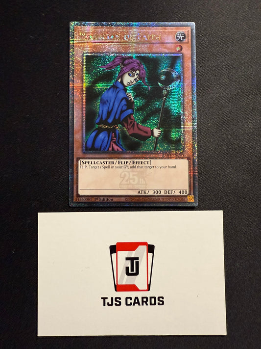 Magician Of Faith - Quarter Century Secret Rare 1st Edition RA03-EN090 - LP - YuGiOh