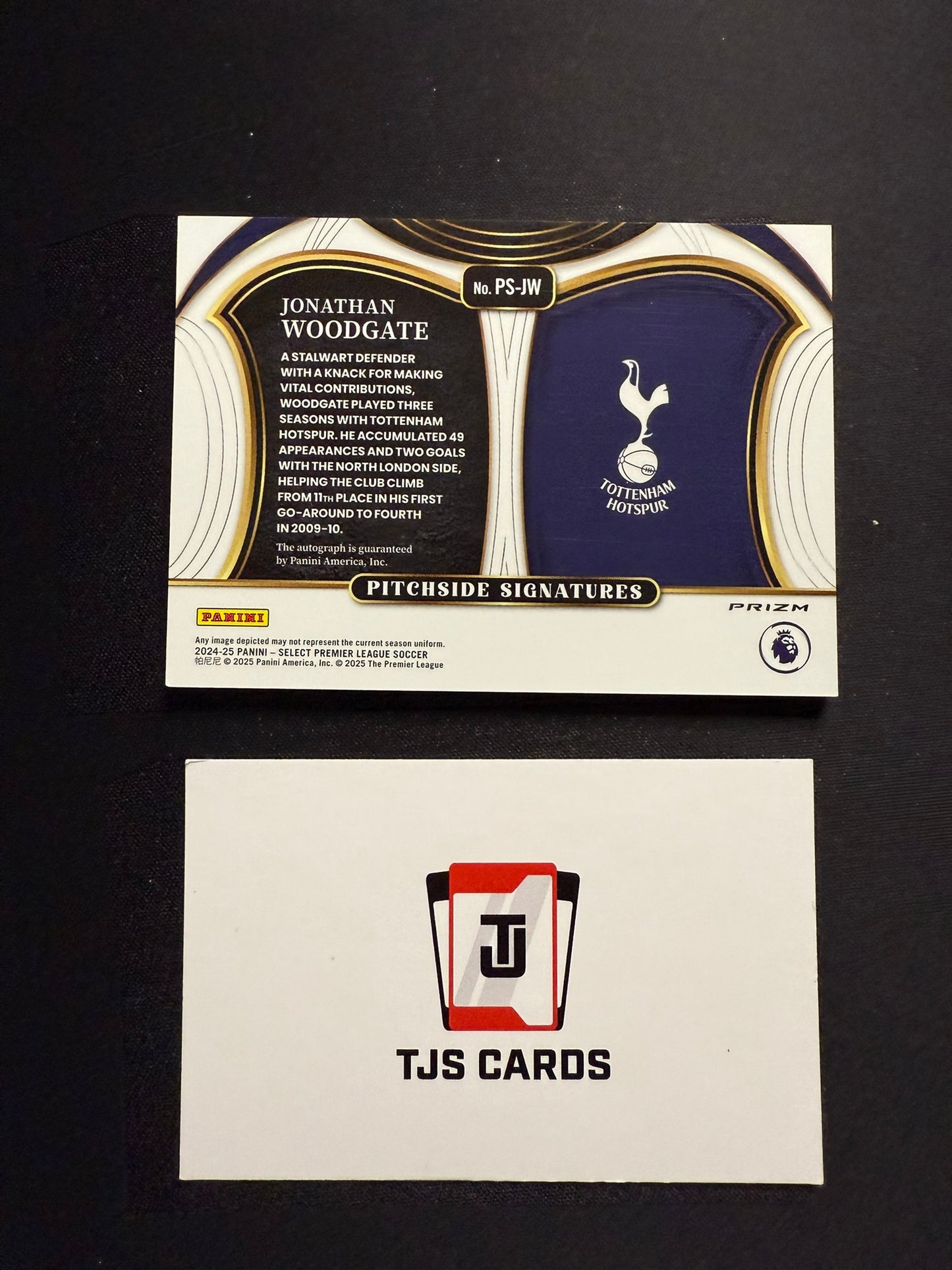 Jonathan Woodgate - Auto - Panini Select Premier League 2024/25