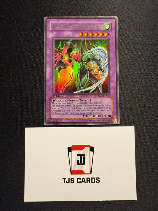 Elemental Hero Flame Wingman - Ultra Rare 1st Edition TLM-EN035 - LP - YuGiOh