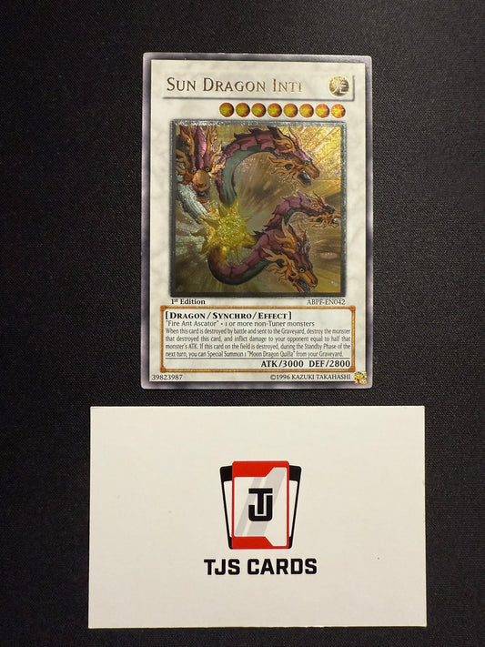Sun Dragon Inti - Ultimate Rare 1st Edition ABPF-EN042 - MP - YuGiOh