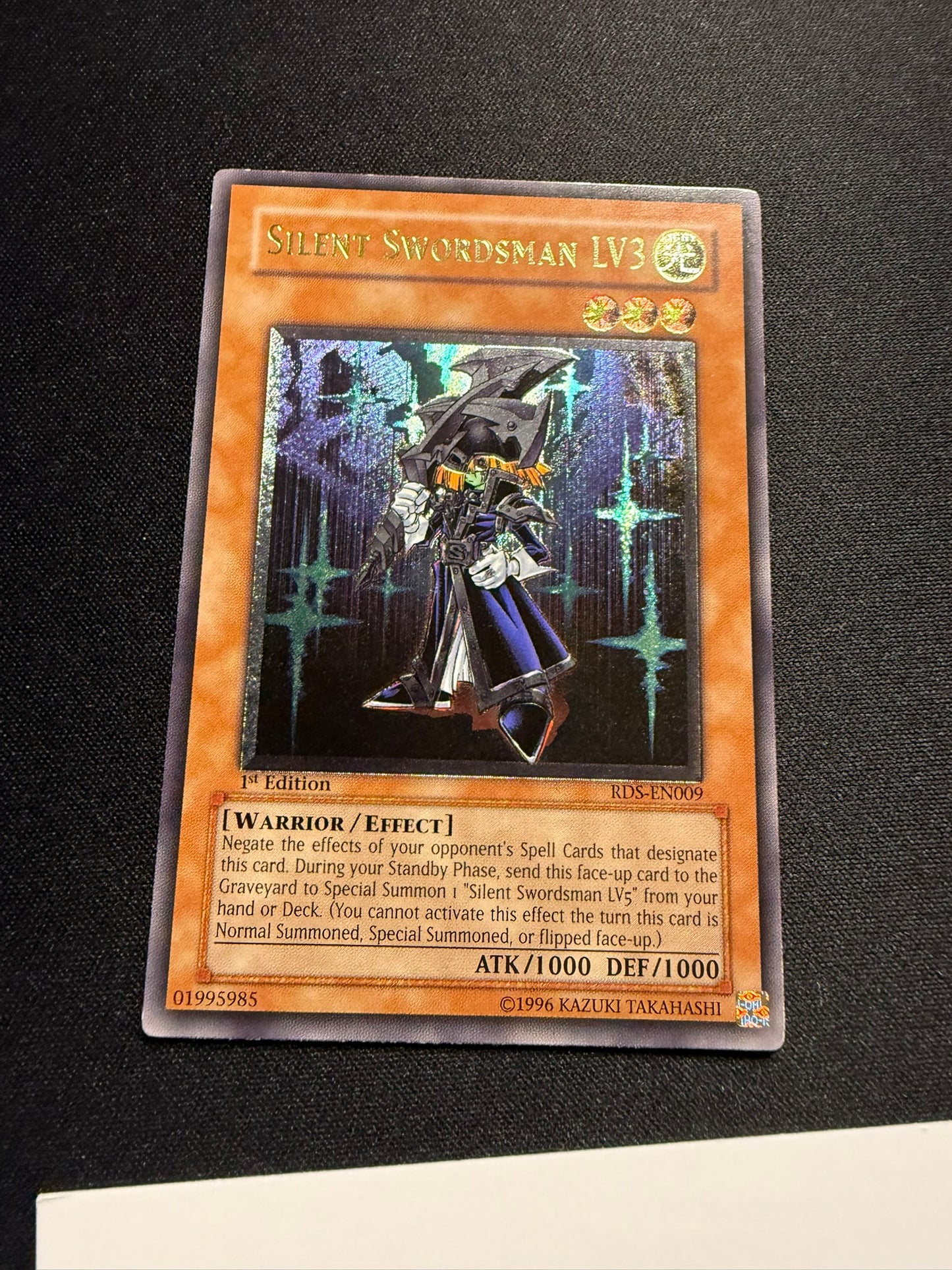 Silent Swordsman LV3 - Ultimate Rare 1st Edition RDS-EN009 - LP - YuGiOh