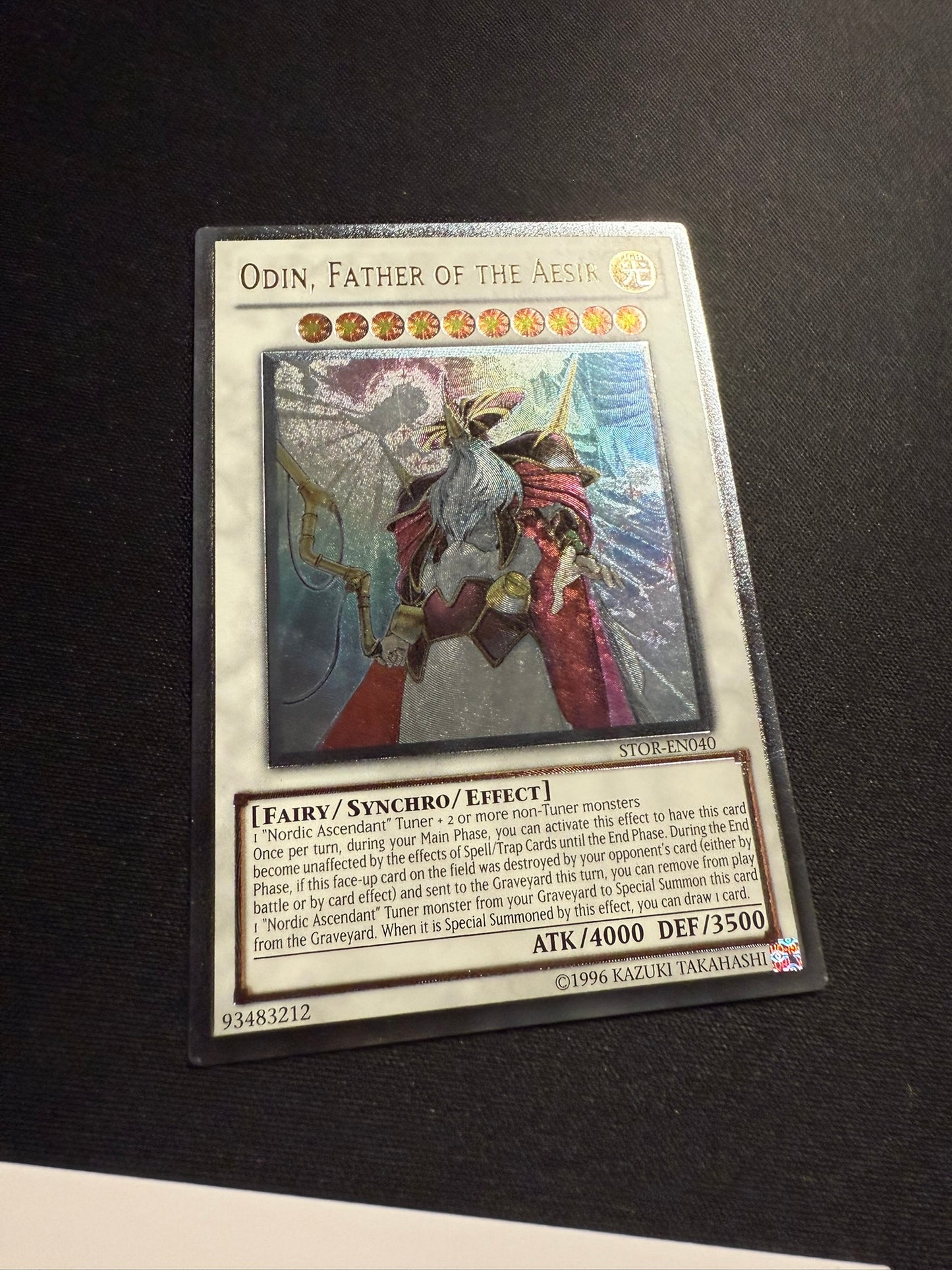 Odin, Father Of The Aesir - Ultimate Rare STOR-EN040 - YuGiOh