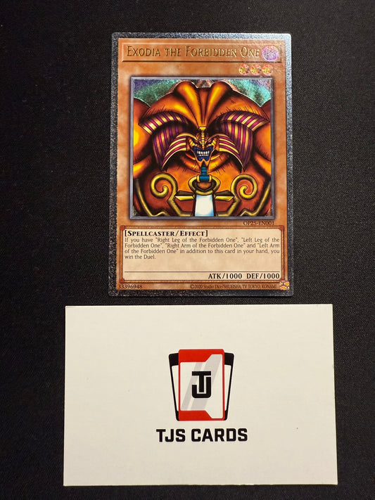 Exodia The Forbidden One - Ultimate Rare OP25-EN001 - YuGiOh