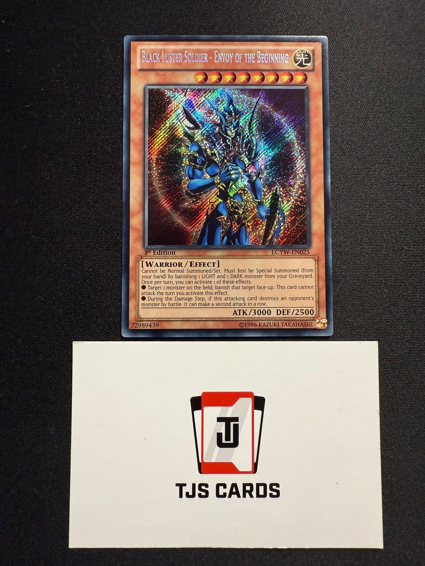 Black Luster Soldier - Envoy Of The Beginning - Secret Rare 1st Ed LCYW-EN025 - YuGiOh