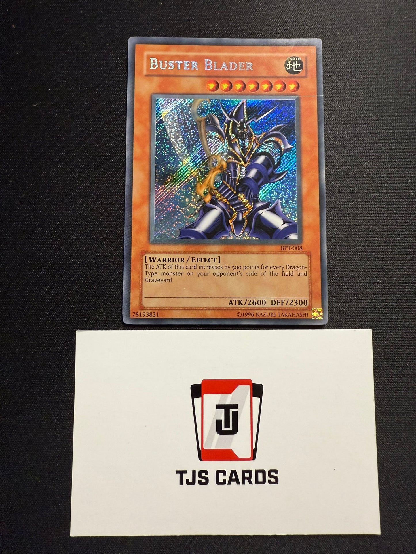 Buster Blader - Secret Rare Limited Edition BPT-008 - MP - YuGiOh