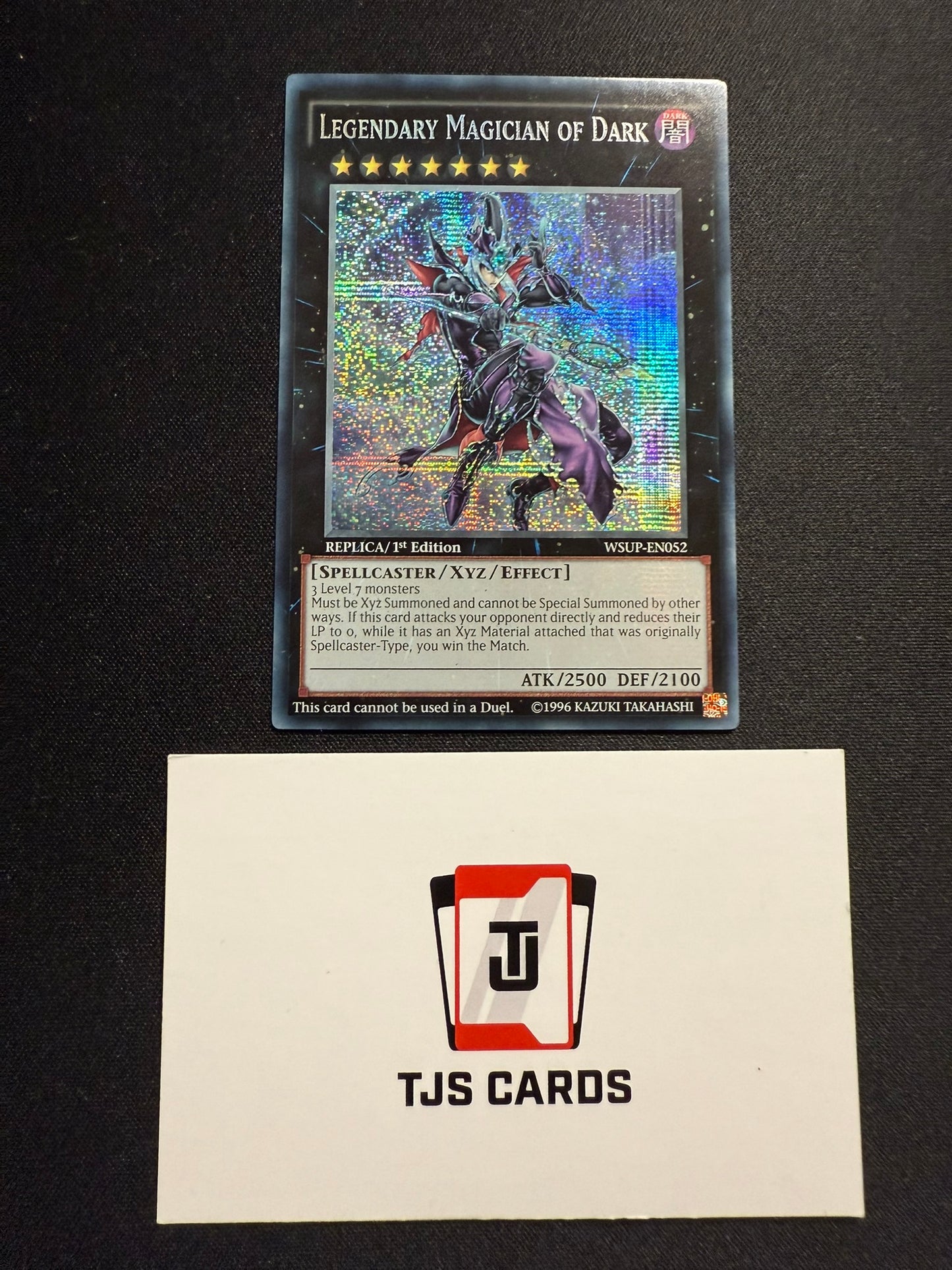 Legendary Magician Of Dark - Prismatic Secret Rare 1st WSUP-EN052 - YuGiOh