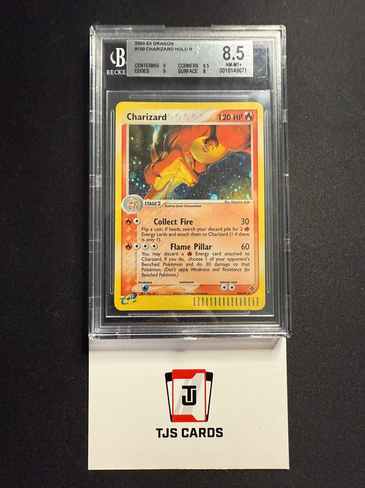 Charizard - BGS 8.5 - Secret Rare EX Dragon 100/97 - Pokemon