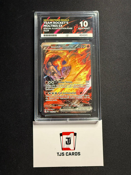 Team Rocket's Moltres ex - ACE 10 - Destined Rivals 229/182 - Pokemon