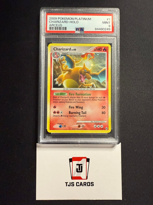 Charizard - PSA 9 - Holo Platinum Arceus 1/99 - Pokemon
