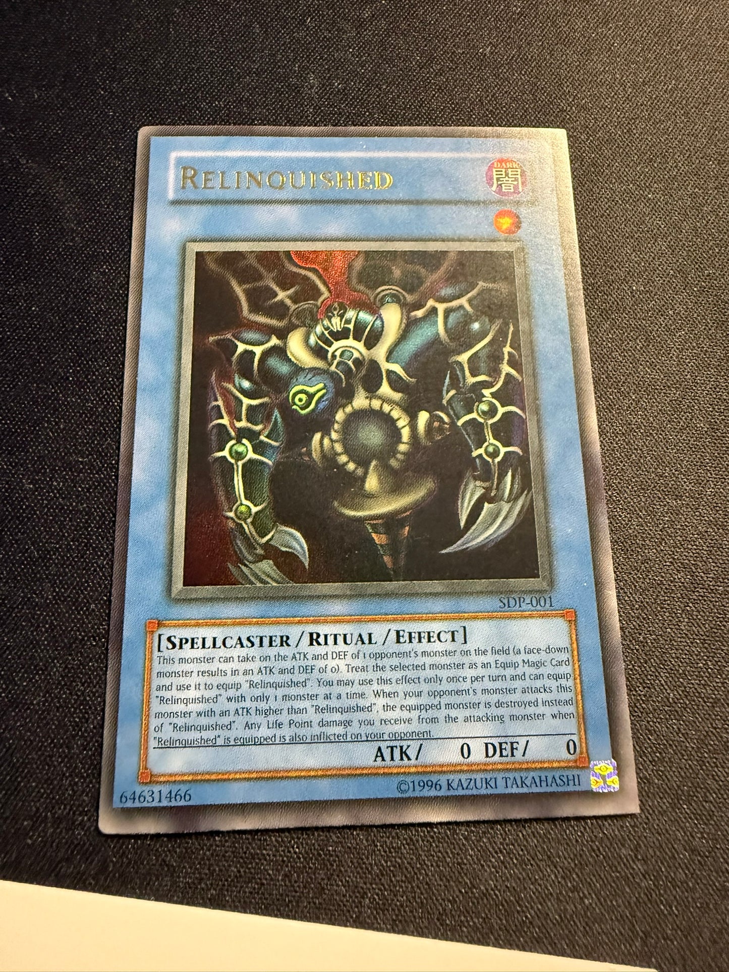 Relinquished (Square Cut Miscut) - Ultra Rare SDP-001 - LP - YuGiOh