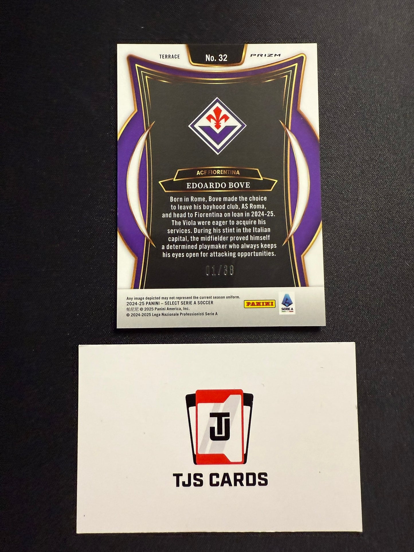 Edoardo Bove - Red Wave /38 - Panini Select Serie A 2024/25