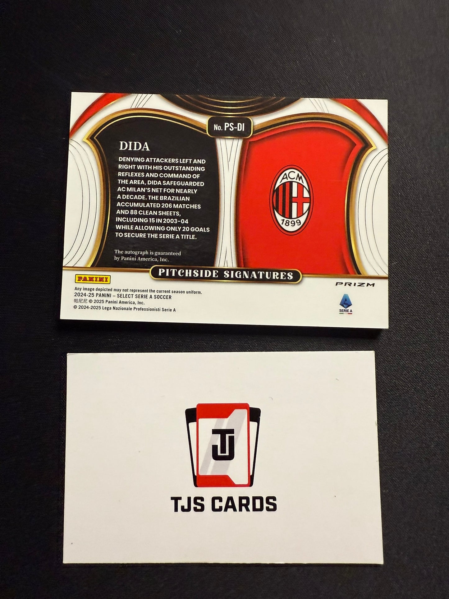 Dida - Red Auto SP - Panini Select Serie A 2024/25