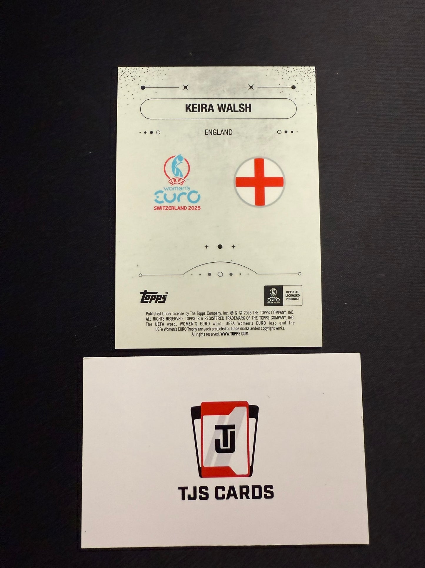 Keira Walsh - Mystic Nights Blue /99 - TOPPS Merlin UEFA Womens EUROS 2025