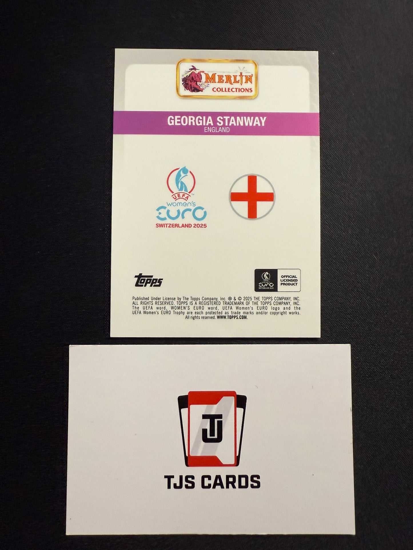 Georgia Stanway - Pink /75 - TOPPS Merlin UEFA Womens EUROS 2025