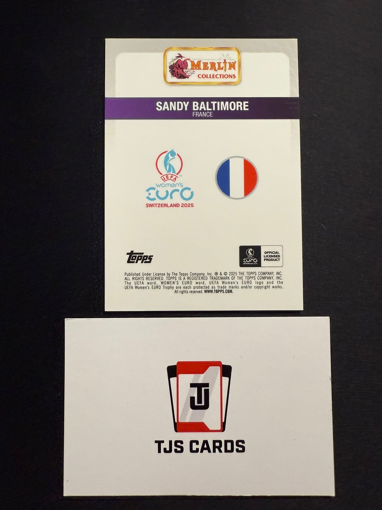 Sandy Baltimore - Purple /50 - TOPPS Merlin UEFA Womens EUROS 2025