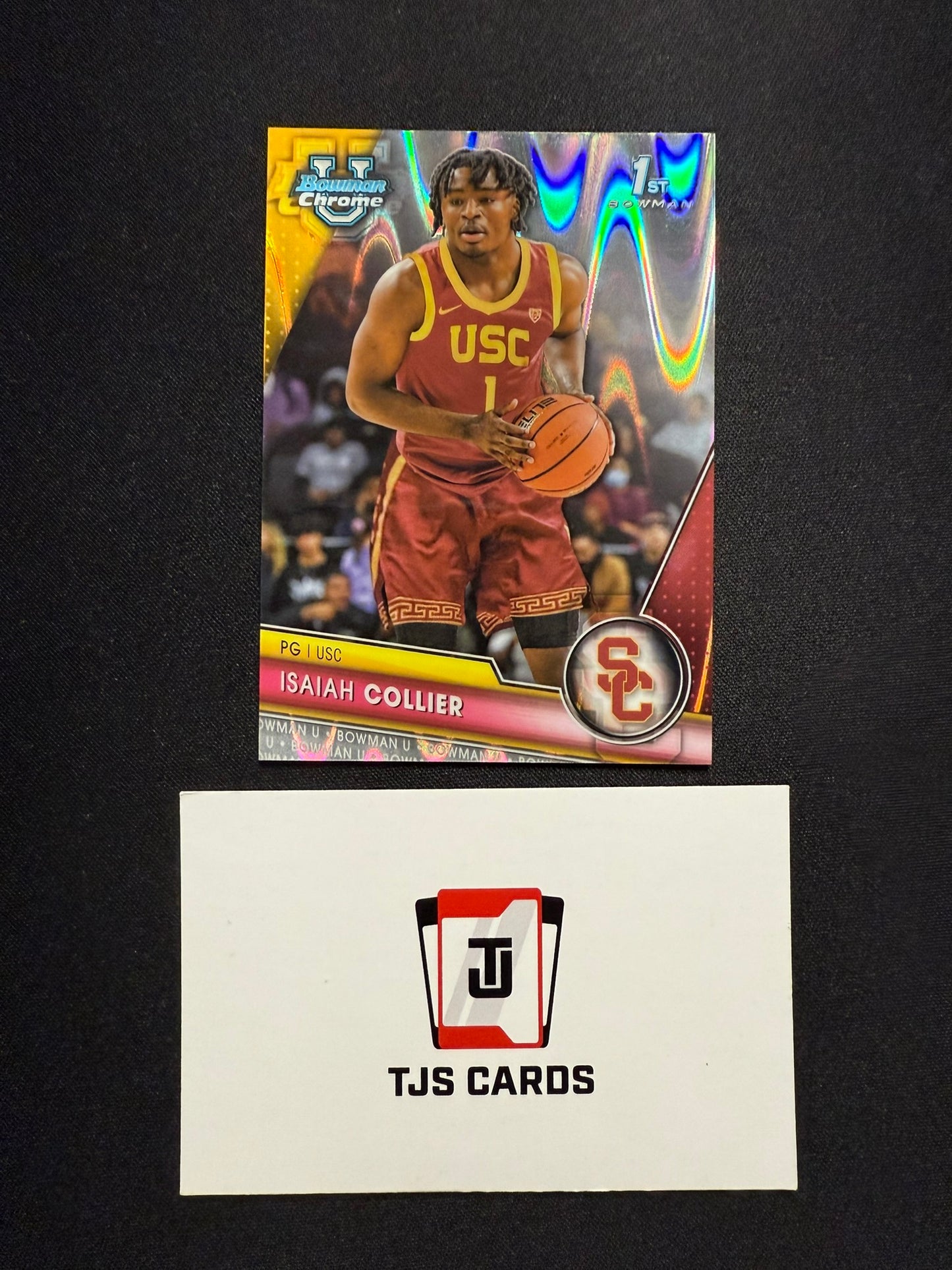 Isaiah Collier - 1st Bowman Raywave /100 - TOPPS Bowman U Basketball 2023/24