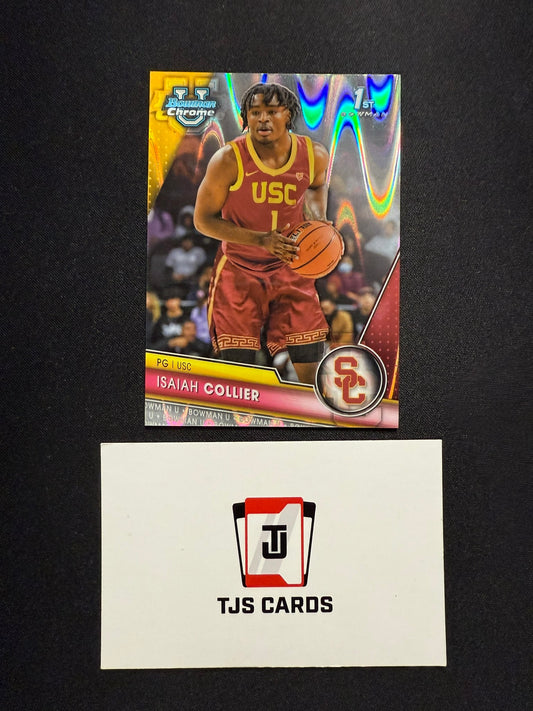 Isaiah Collier - 1st Bowman Raywave /100 - TOPPS Bowman U Basketball 2023/24