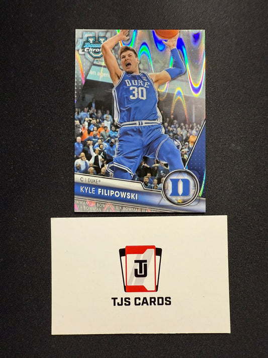 Kyle Filipowski - Bowman Raywave /100 - TOPPS Bowman U Basketball 2023/24