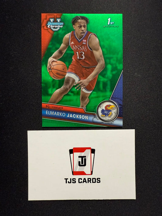 Elmarko Jackson - 1st Green /99 - TOPPS Bowman U Basketball 2023/24