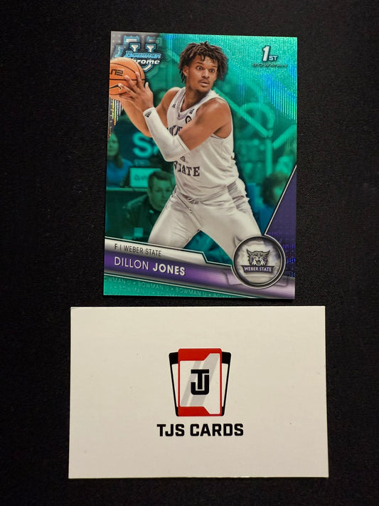 Dillon Jones - 1st Aqua Wave /299 - TOPPS Bowman U Basketball 2023/24