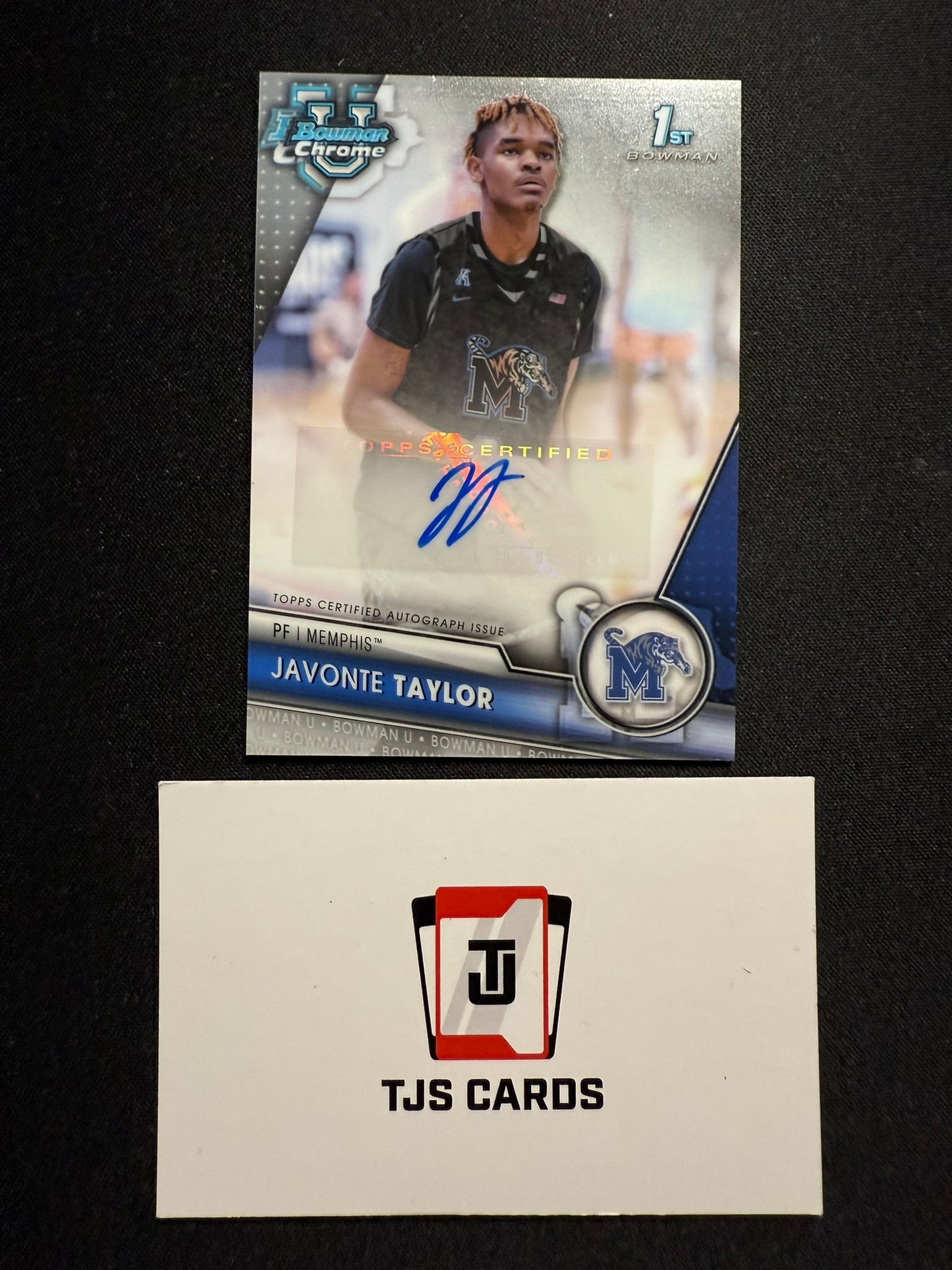 Javonte Taylor - 1st Auto - TOPPS Bowman U Basketball 2023/24
