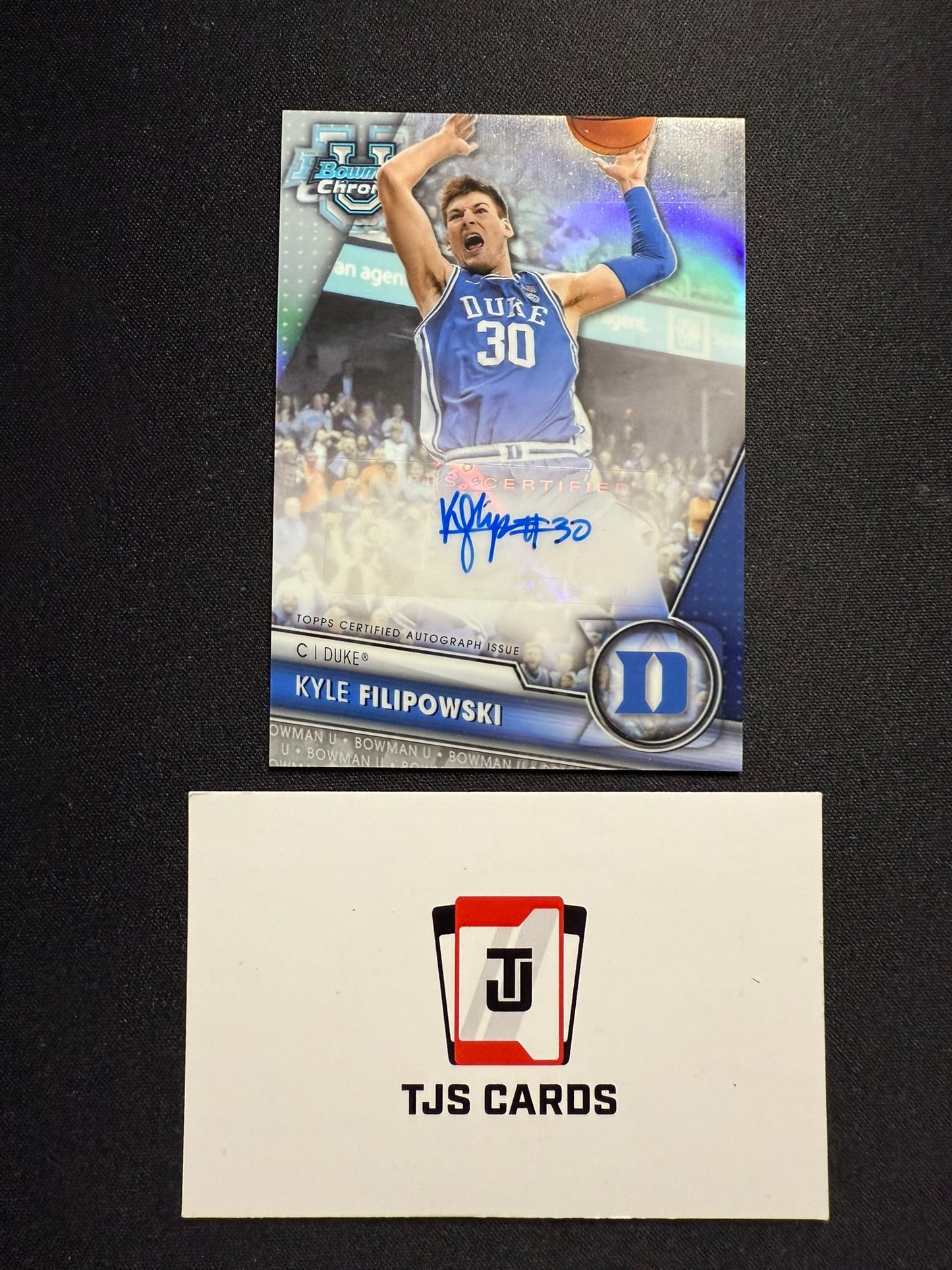 Kyle Filipowski - Refractor Auto /250 - TOPPS Bowman U Basketball 2023/24