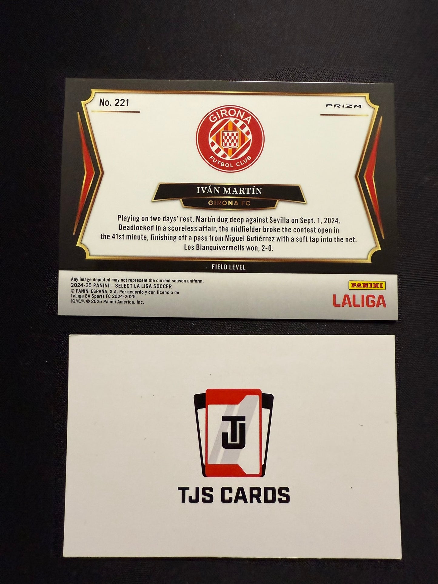 Ivan Martin - Zebra Field Level SP - Panini Select La Liga 2024/25
