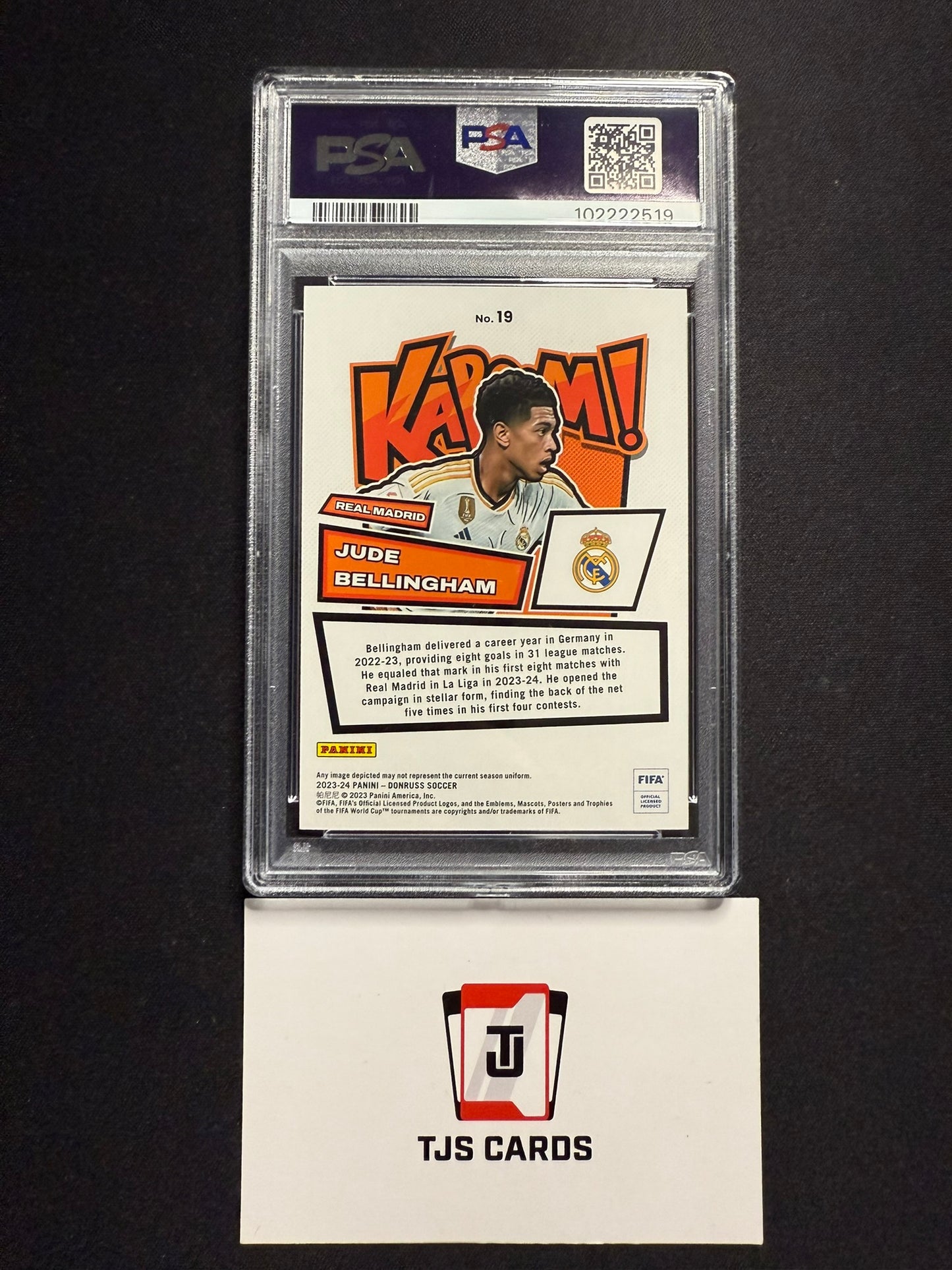 Jude Bellingham - PSA 9 - KABOOM! - Panini Donruss 2023/24