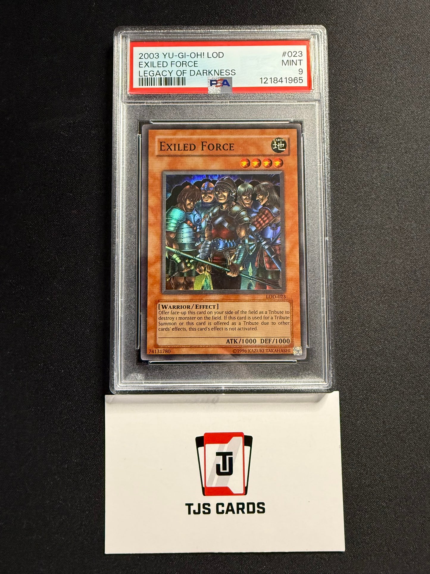 Exiled Force - PSA 9 - Super Rare LOD-023 - YuGiOh
