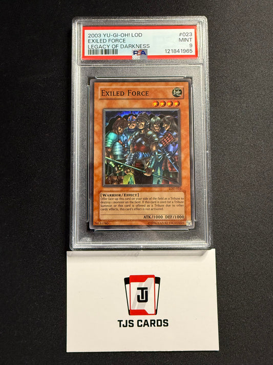 Exiled Force - PSA 9 - Super Rare LOD-023 - YuGiOh