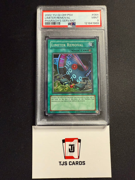 Limiter Removal - PSA 9 - Super Rare PSV-064 - YuGiOh
