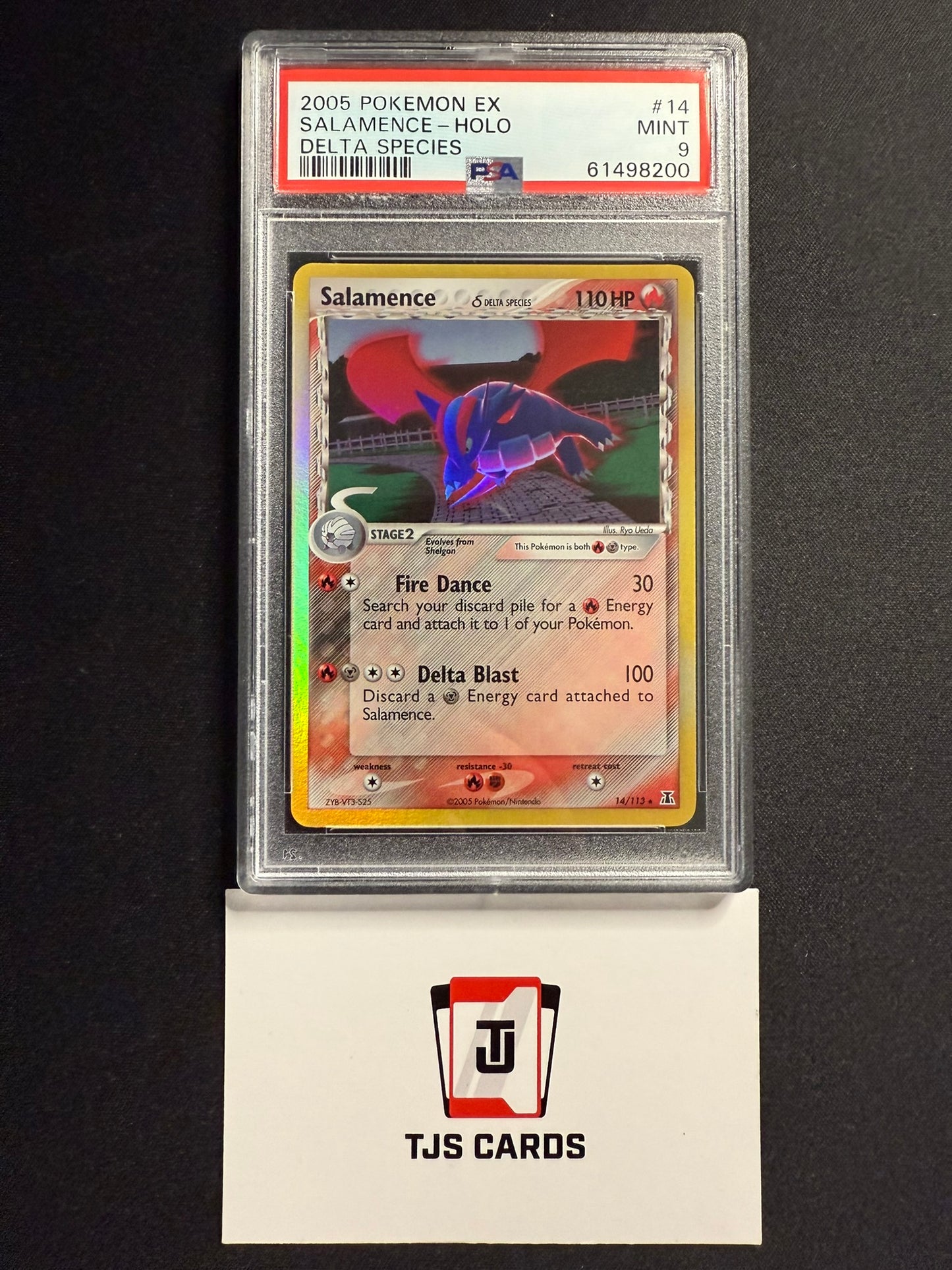Salamence - PSA 9 - Holo EX Delta Species 14/113 - Pokemon