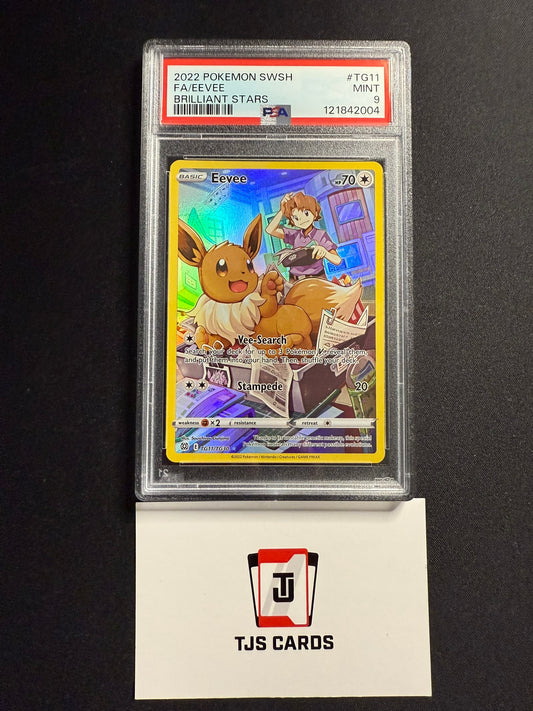 Eevee - PSA 9 - Brilliant Stars TG11/TG30 - Pokemon