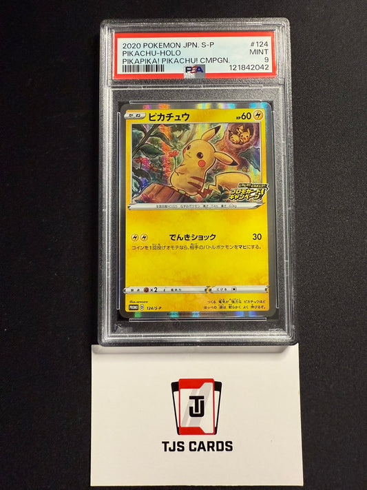 Pikachu - PSA 9 - Pikapika! Campaign Promo 124/S-P - Pokemon