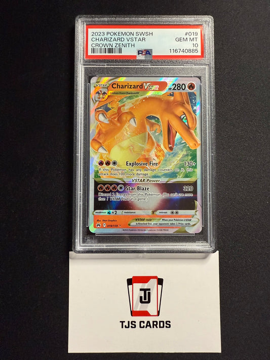 Charizard VSTAR - PSA 10 - Crown Zenith 019/159 - Pokemon
