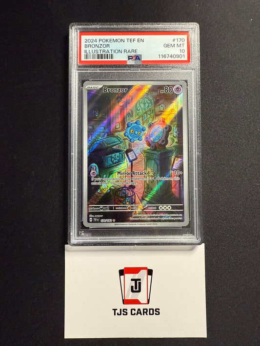 Bronzor - PSA 10 - Temporal Forces 170/162 - Pokemon
