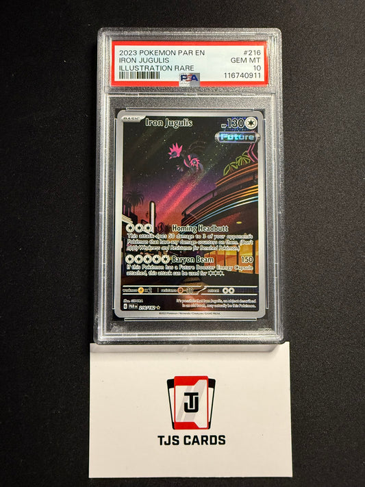 Iron Jugulis - PSA 10 - Paradox Rift 216/182 - Pokemon